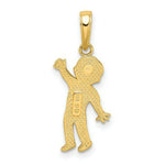 Load image into Gallery viewer, 14K Yellow Gold Boy Pendant
