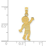 Load image into Gallery viewer, 14K Yellow Gold Boy Pendant
