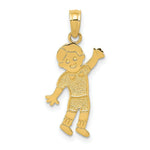 Load image into Gallery viewer, 14K Yellow Gold Boy Pendant
