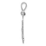 Load image into Gallery viewer, 14K White Gold Sun Charm
