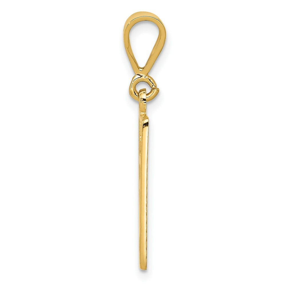 14K Yellow Gold Friend Pendant