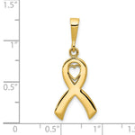 Load image into Gallery viewer, 14K Yellow Gold Heart In Awareness Pendant

