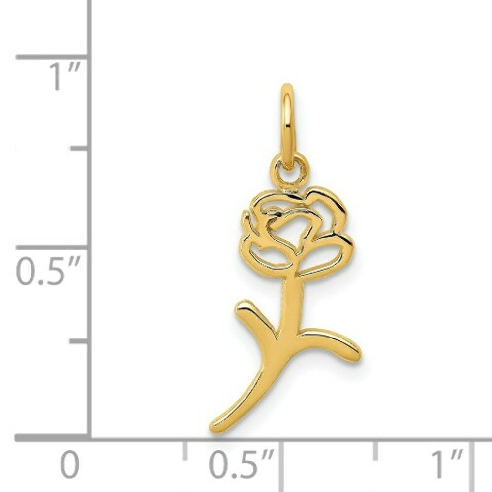 14K Rose Gold Charm