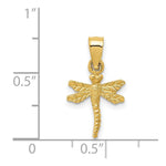 Load image into Gallery viewer, 14K Yellow Gold Dragonfly Pendant
