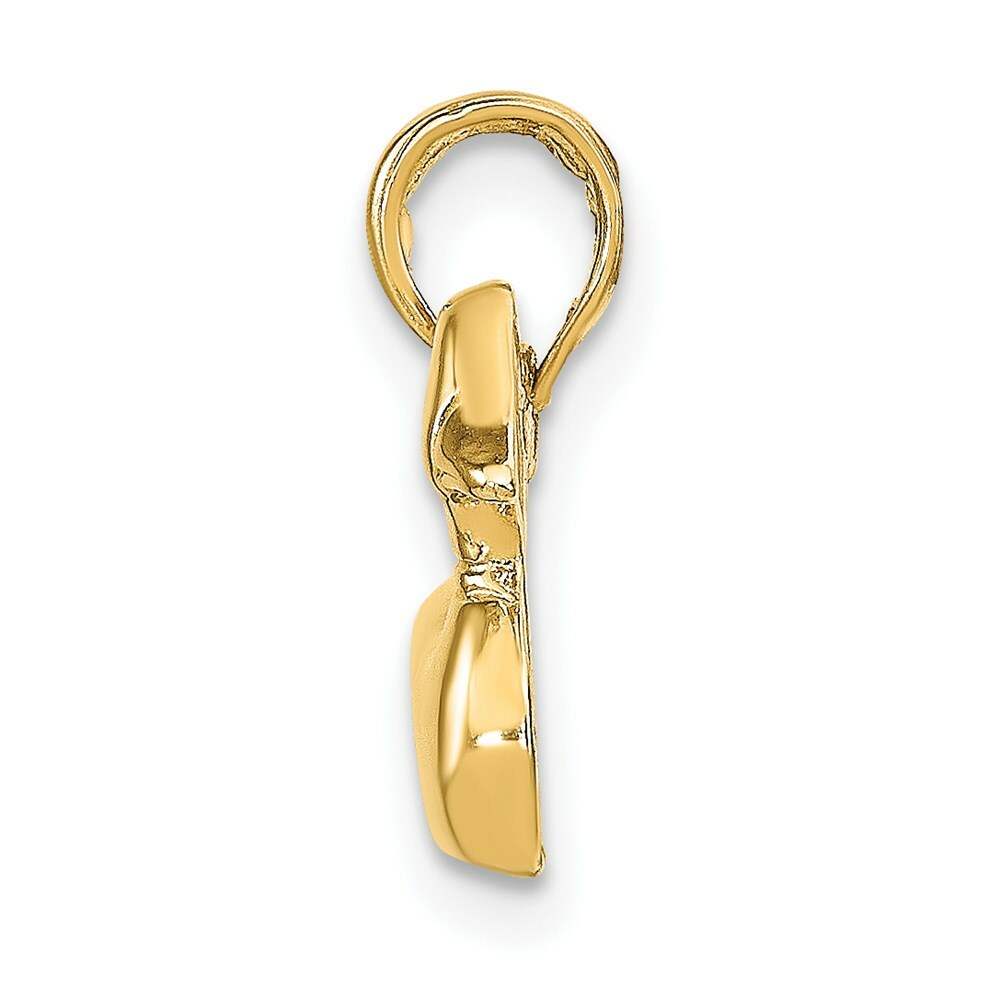 14K Yellow Gold Mallard Charm Pendant