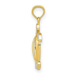 Load image into Gallery viewer, 14K Yellow Gold &amp; Rhodium Sea Turtle Pendant
