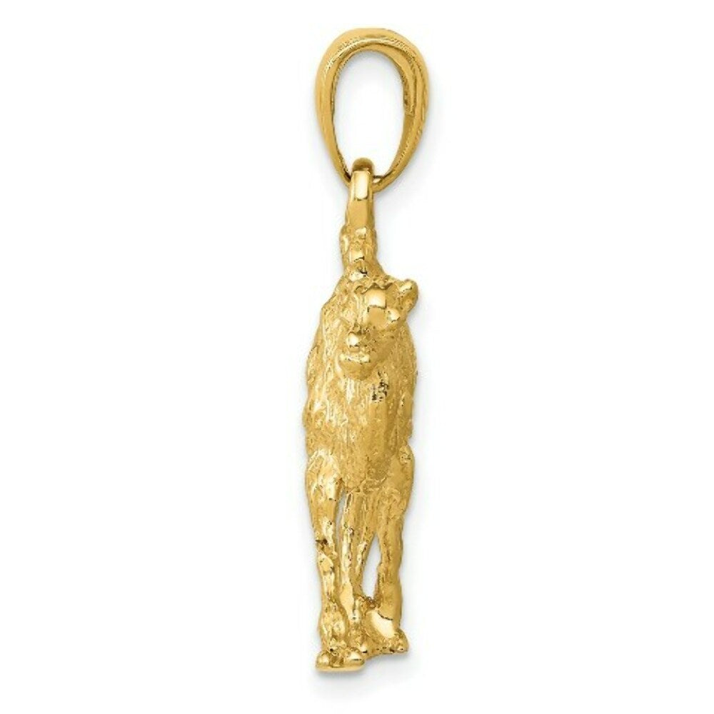 14K Yellow Gold Camel Pendant