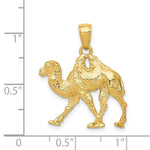 Load image into Gallery viewer, 14K Yellow Gold Camel Pendant
