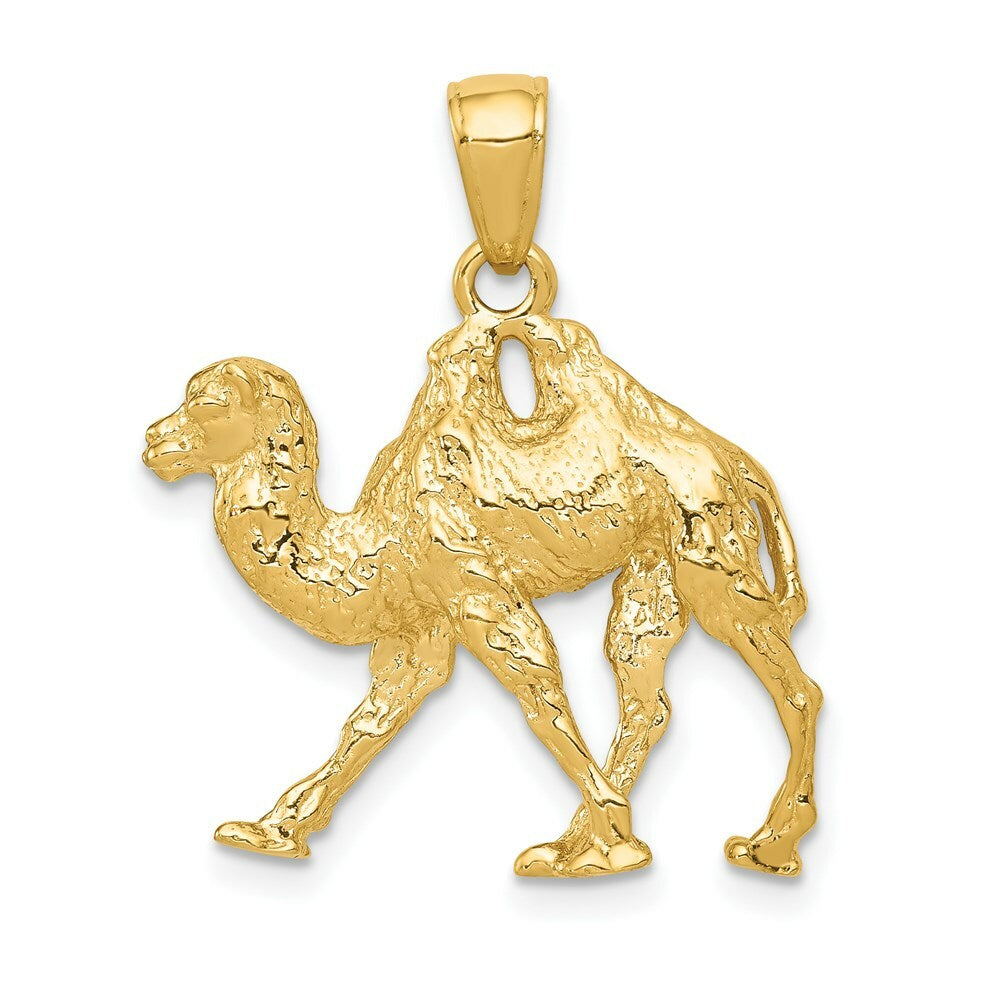 14K Yellow Gold Camel Pendant