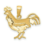 Load image into Gallery viewer, 14K Yellow Gold Rooster Pendant
