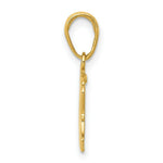 Load image into Gallery viewer, 14K Yellow Gold Textured Elephant Pendant
