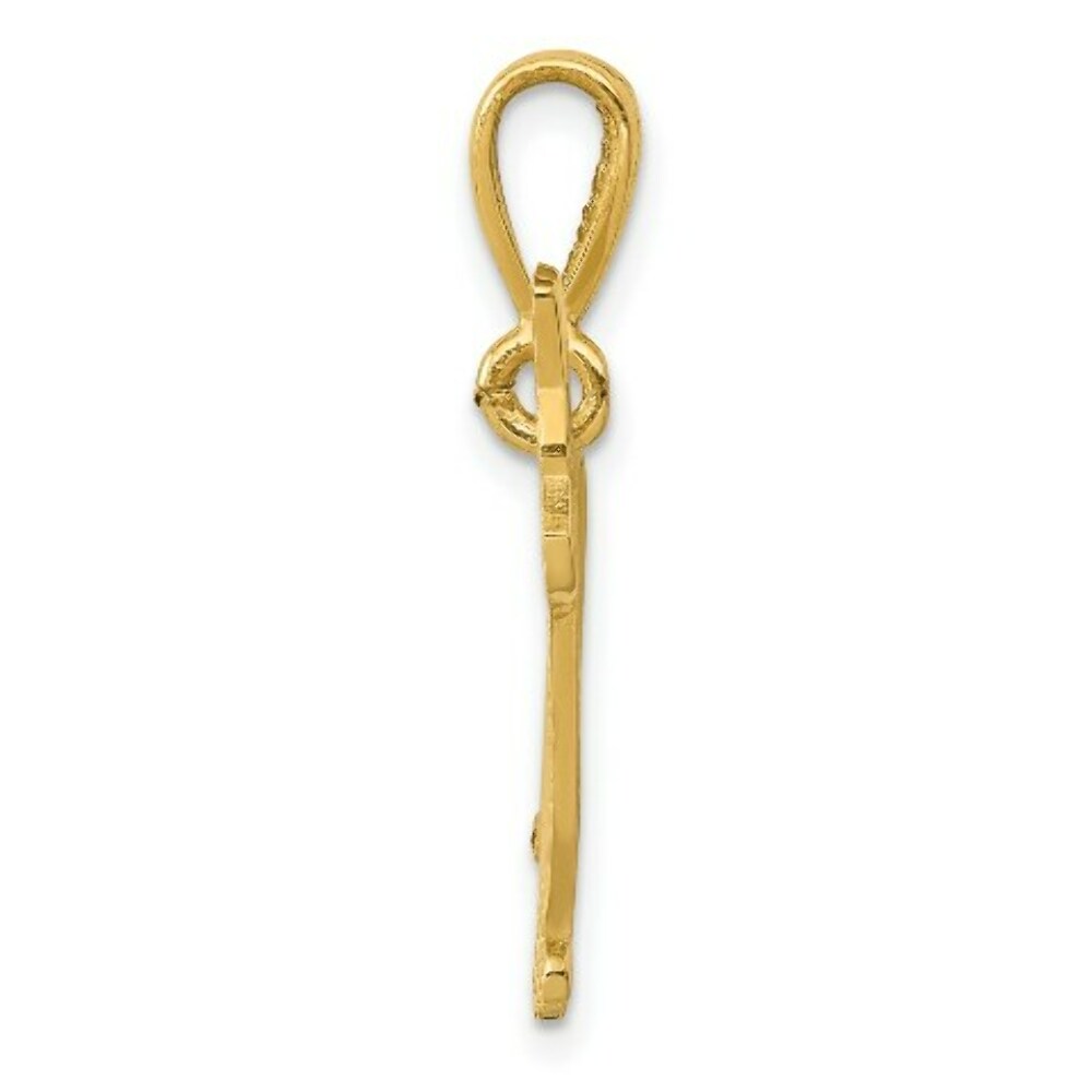 14K Yellow Gold Welsh Corgi Pendant