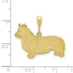 Load image into Gallery viewer, 14K Yellow Gold Welsh Corgi Pendant
