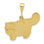 Load image into Gallery viewer, 14K Yellow Gold Persian Cat Pendant
