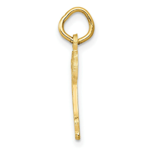 14K Yellow Gold Puppy Charm
