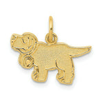 Load image into Gallery viewer, 14K Yellow Gold Saint Bernard Charm
