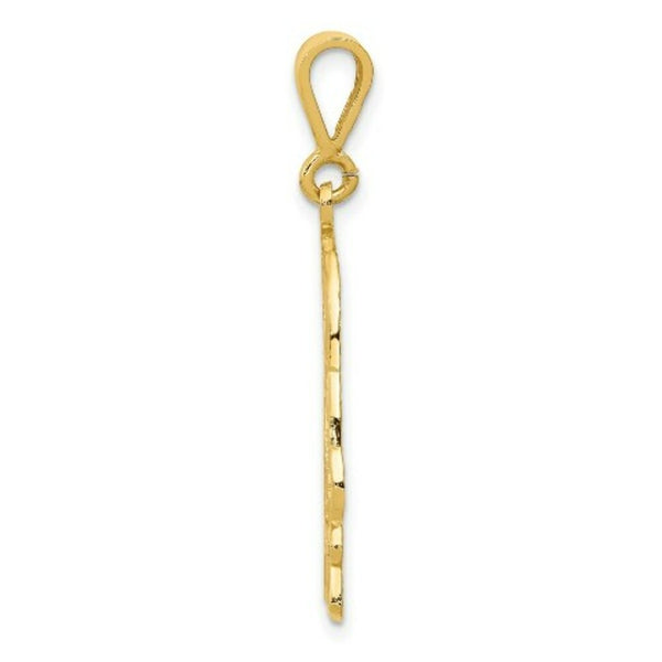 14K Yellow Gold Beagle Pendant