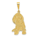 Load image into Gallery viewer, 14K Yellow Gold Beagle Pendant
