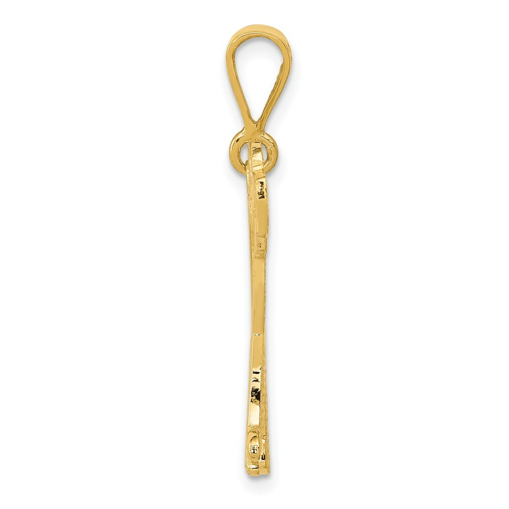 14K Yellow Gold Mastiff Pendant
