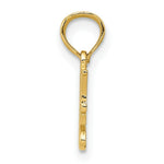 Load image into Gallery viewer, 14K Yellow Gold I Heart My Dogs Pendant
