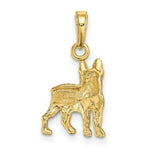 Load image into Gallery viewer, 14K Yellow Gold Boston Terrier Dog Pendant
