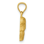 Load image into Gallery viewer, 14K Yellow Gold Diamond-cut Shih Tzu Pendant
