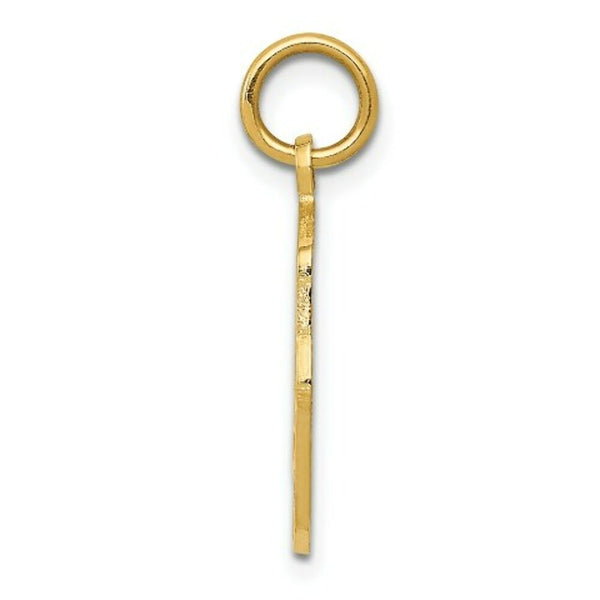 14K Yellow Gold Comedy Mask Charm