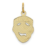 Load image into Gallery viewer, 14K Yellow Gold Comedy Mask Charm
