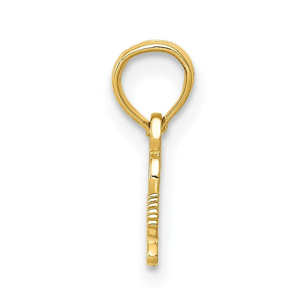 14K Yellow Gold Electric Guitar Pendant