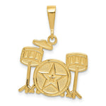 Load image into Gallery viewer, 14K Yellow Gold Drum Set Charm
