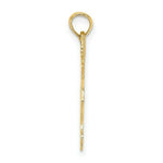 Load image into Gallery viewer, 14K Yellow Gold Cheerleader With Pom-Poms Charm Pendant
