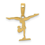 Load image into Gallery viewer, 14K Yellow Gold Gymnastics Pendant
