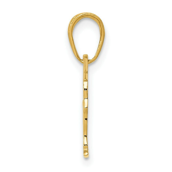 14K Yellow Gold Gymnastics Pendant