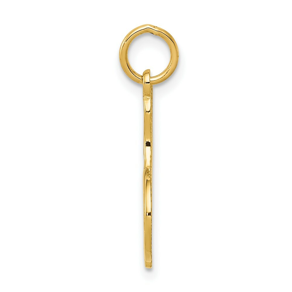 14K Yellow Gold Bowling Pins Charm