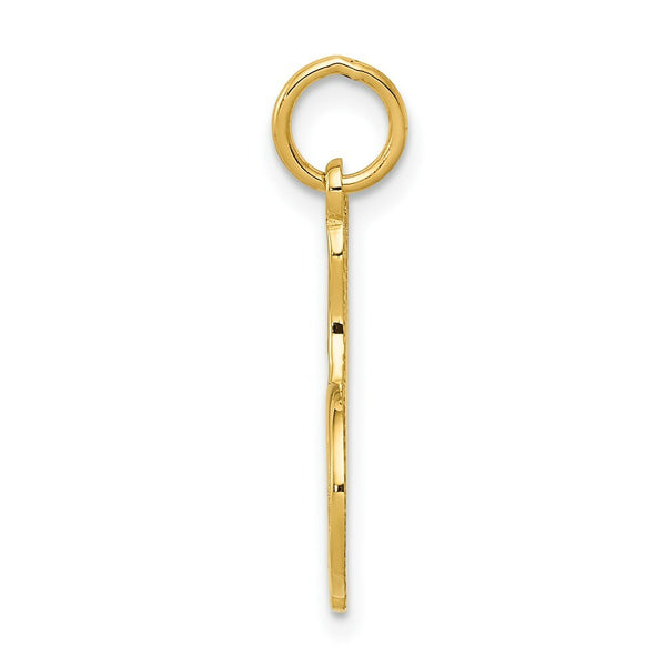 14K Yellow Gold Bowling Pins Charm