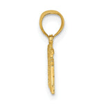 Load image into Gallery viewer, 14K Yellow Gold Golf Bum Charm Pendant
