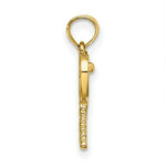 Load image into Gallery viewer, 14K Yellow Gold Tennis Racquets Charm Pendant
