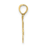 Load image into Gallery viewer, 14K Yellow Gold I Heart Tennis Charm Pendant
