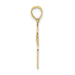 Load image into Gallery viewer, 14K Yellow Gold I Heart Basketball Charm Pendant
