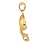 Load image into Gallery viewer, 14K Yellow Gold Football Helmet Pendant
