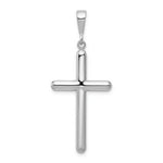 Load image into Gallery viewer, 14K White Gold Cross Pendant 46mm length
