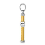Load image into Gallery viewer, 14K Two-tone Gold &amp; Rhodium Reversible Cross

