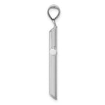 Load image into Gallery viewer, 14K White Gold Hollow Cross Pendant 35mm length
