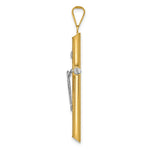 Load image into Gallery viewer, 14K Two-tone Gold and Rhodium INRI Crucifix Pendant
