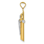 Load image into Gallery viewer, 14K Two-tone Gold &amp; Rhodium INRI Crucifix Pendant
