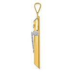 Load image into Gallery viewer, 14K Two-tone Gold &amp; Rhodium INRI Crucifix Pendant
