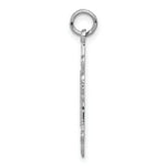 Load image into Gallery viewer, 14K White Gold Cross Pendant 30mm length
