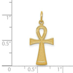 Load image into Gallery viewer, 14K Yellow Gold Ankh Cross Charm
