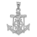 Load image into Gallery viewer, 14K White Gold Mariners Cross Pendant
