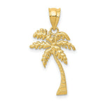 Load image into Gallery viewer, 14K Yellow Gold Mini Palm Tree Pendant

